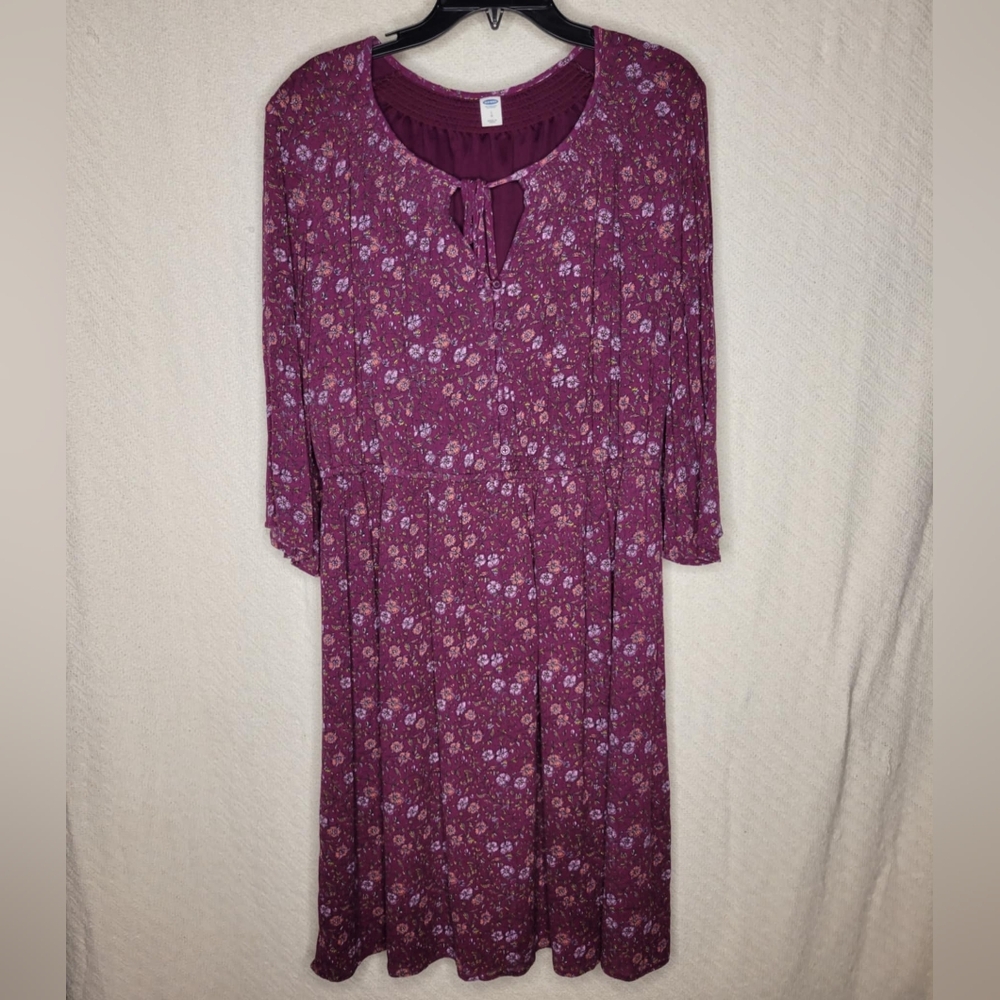 Floral Purple Dress
